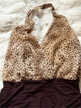foxy jean cheetah top 🐆